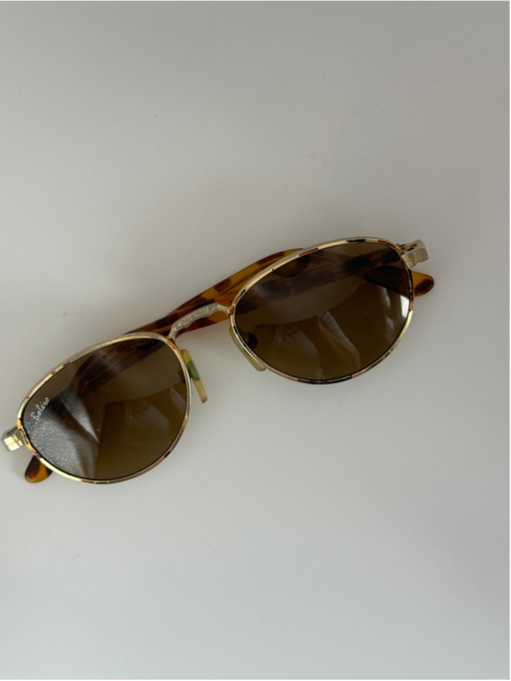 Vintage Boléro Sunglasses Brown Tint Gold Frame Tortoiseshell Arms